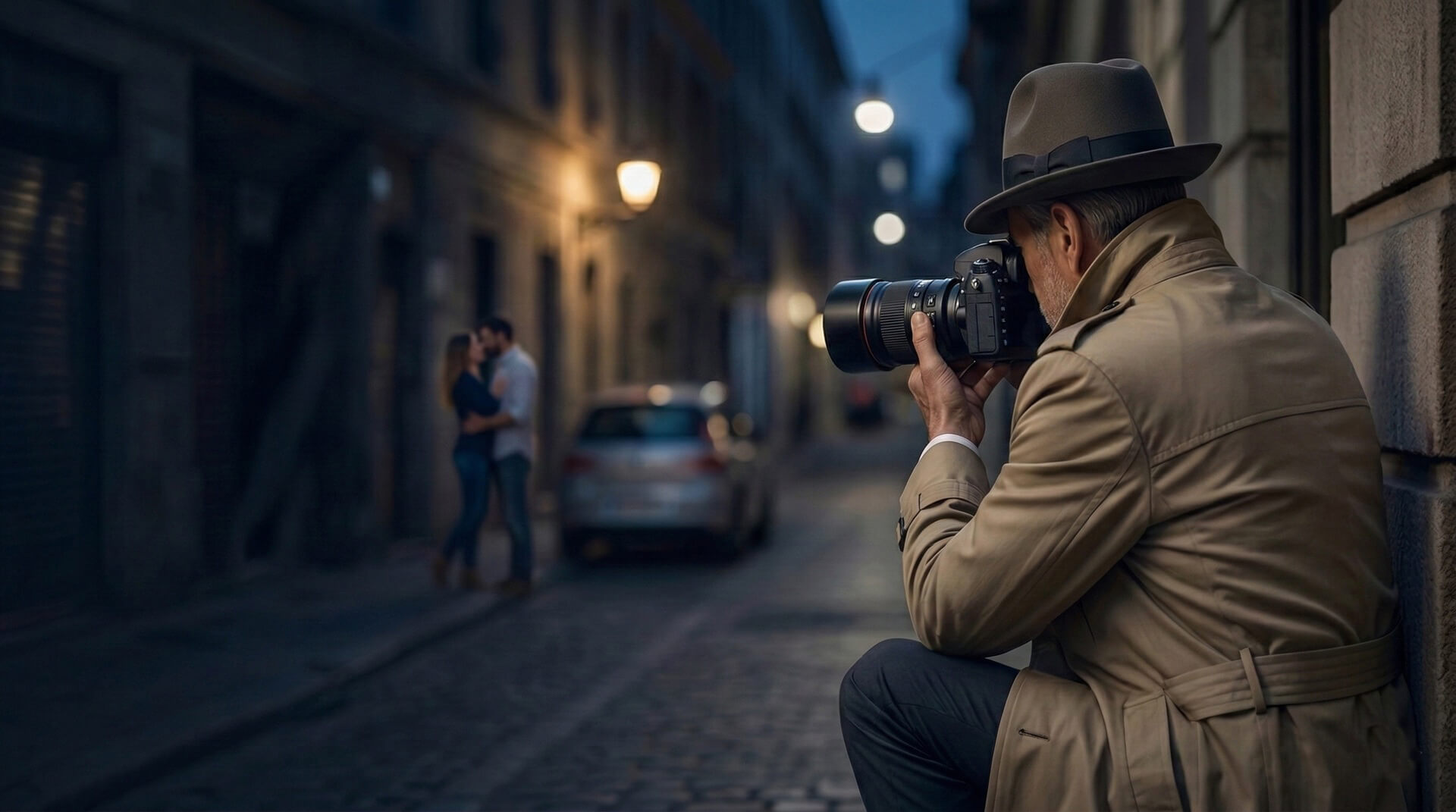 detective privado investigando infidelidad de pareja en Lima